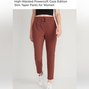 High waisted powersoft coze edition slim taper pants